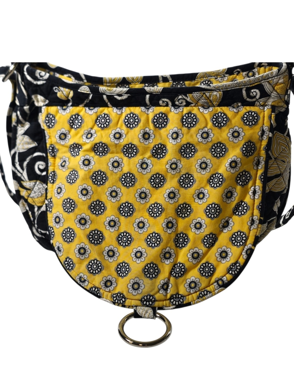 Vera Bradley Retired Yellow Bird Print Quilted Crossbody Bag Magnetic Flap NWOT - Picture 15 of 15